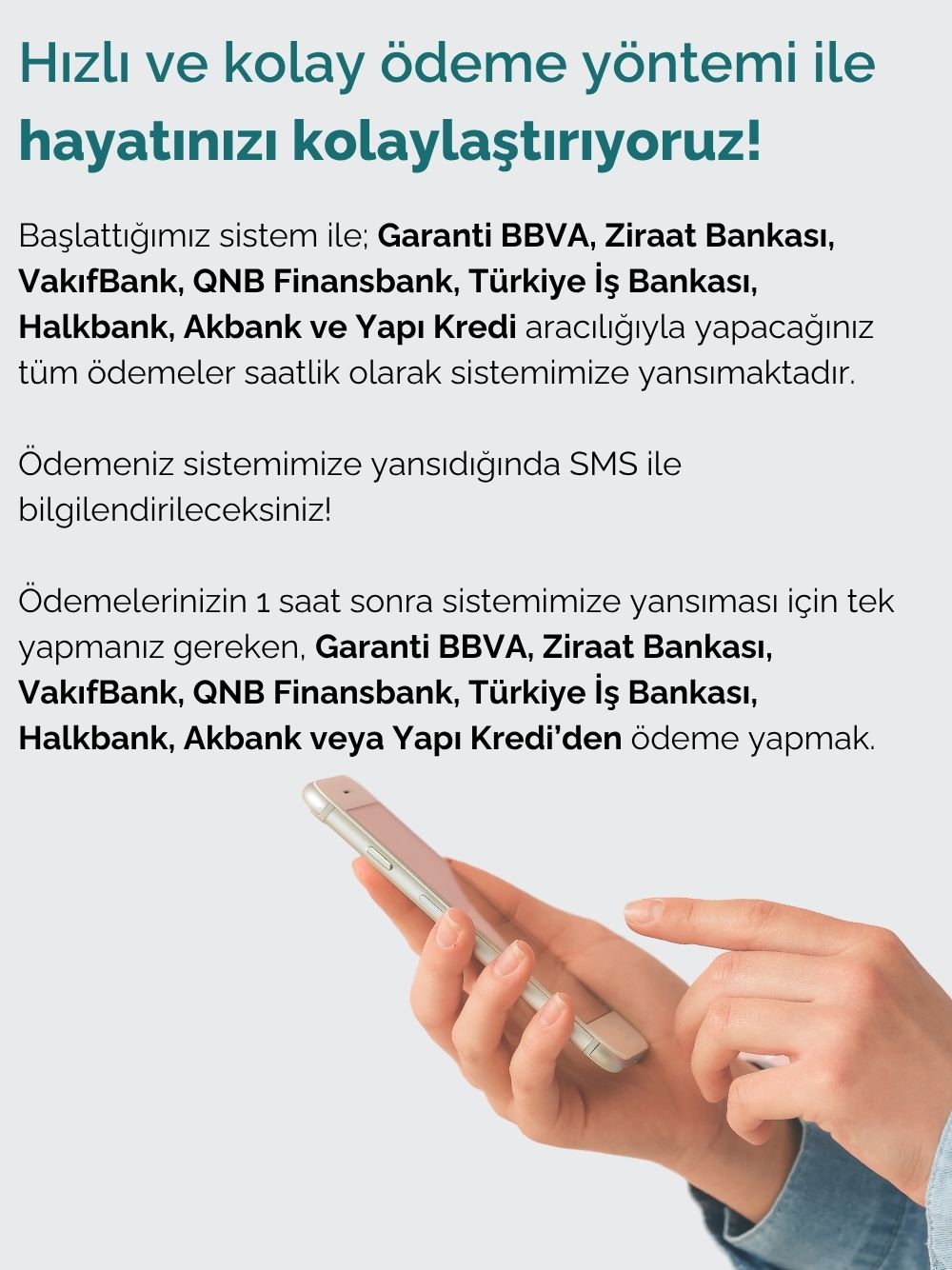 �deme Yans�ma Duyurusu